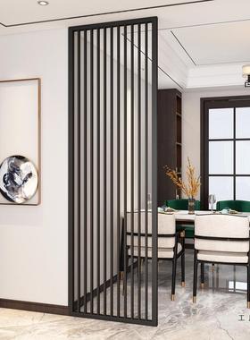 轻奢不DHB锈空钢屏风新中客式厅隔断入格户简约花镂遮挡玄关装饰