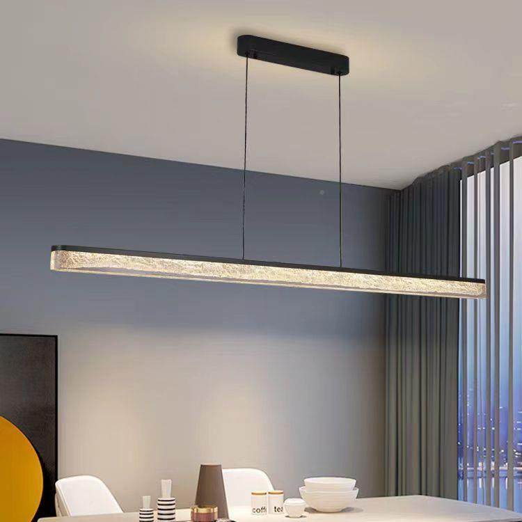 新茶中式现代简约厅吊灯设计师吧台餐桌餐室长简条极一字书房43吊,家装灯饰光源,智能吊灯,淘宝优惠券,粉丝福利购,淘宝优惠卷