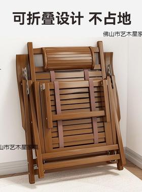 躺椅坐可家躺折午叠竹床椅成人用休凉椅卧室午睡懒人阳台折ZDC-20