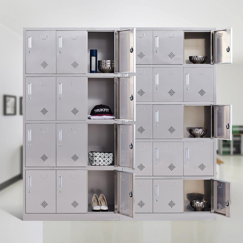 不锈钢更衣柜3员0工柜21不钢1xs-0018门储物锈柜04不锈钢6门更衣