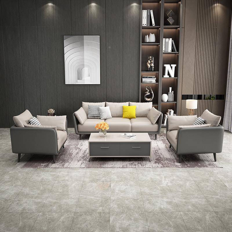 M908办会公室待客区发茶几组合售楼处酒店等候休息沙商务接室洽谈