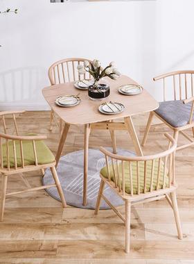 5桌V阳台茶用椅组合套装约餐桌家小户型洽H5010谈实简木小圆桌椅