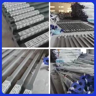 控器高臂路灯双臂LED路灯6米太能路灯厂人字低臂ZDE制海阳螺臂路