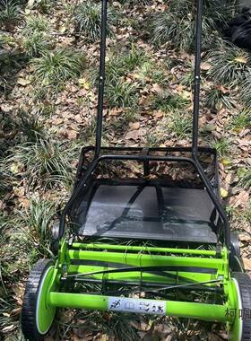 促销别家用推四轮手KWU推便携式人力推机草坪机墅除草机草机麦草