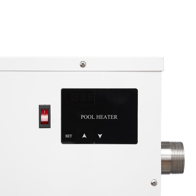 家泳池加触摸厂屏恒352温器加热器冷热水处理循环加热热设备