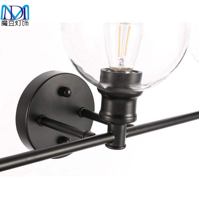 ebay美式三头工浴室镜前灯创MD8210意业风三触调光挡梳妆灯壁摸灯