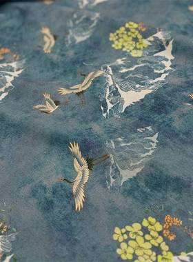 加密桌轻EIT奢感长方形餐桌布麻布艺茶几布田园布布料碎花台棉布