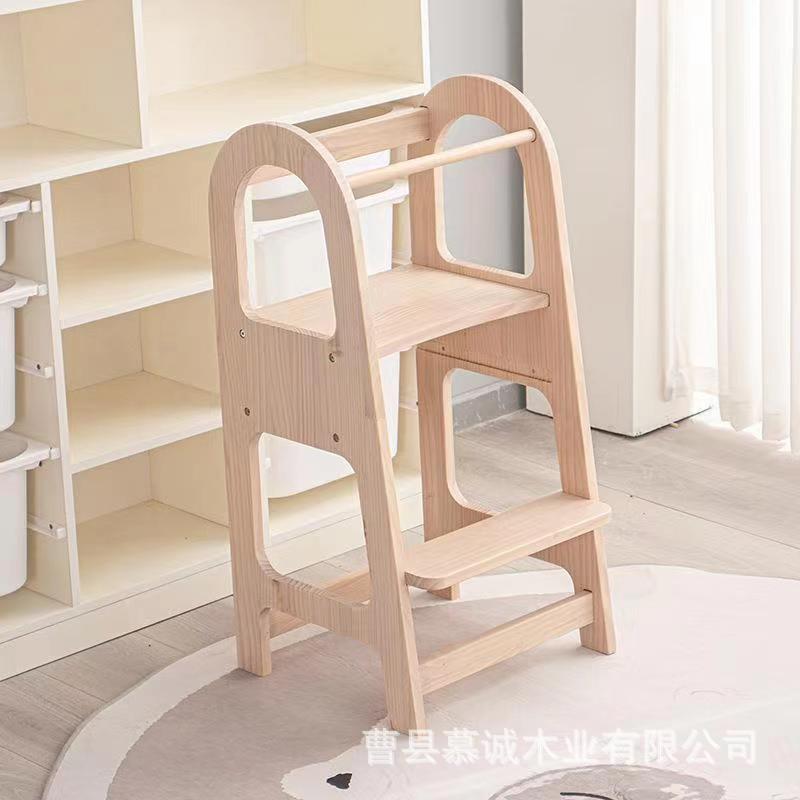 儿叠童学习塔蒙氏r宝宝洗手台阶漱梯learni洗ngtowe可折踏垫VLT脚