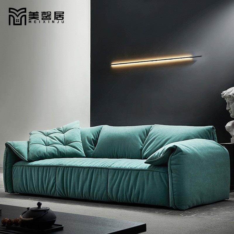 布艺沙发大象耳朵磨砂布三人位小户型直排沙发意大利设计软体沙发,机械设备,其他机械设备,淘宝优惠券,粉丝福利购,淘宝优惠卷