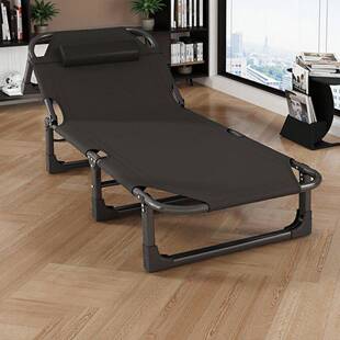 折叠床户外露营郊游便携躺椅懒人沙发办公室午休神器简折叠床