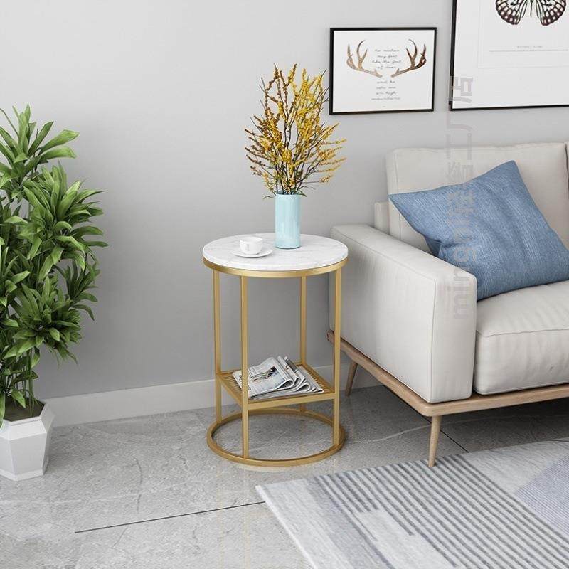 北欧大理石边几创意茶几沙发边柜轻奢角几双层边桌简约小圆桌,纺织面料/辅料/配套,纺织机械配件,淘宝优惠券,粉丝福利购,淘宝优惠卷