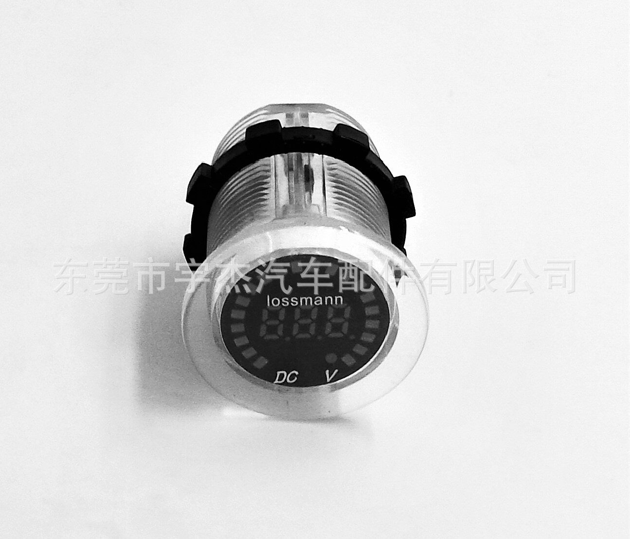 摩托汽车改装车电压表12-24V电压电容显示车载电瓶电压监测表