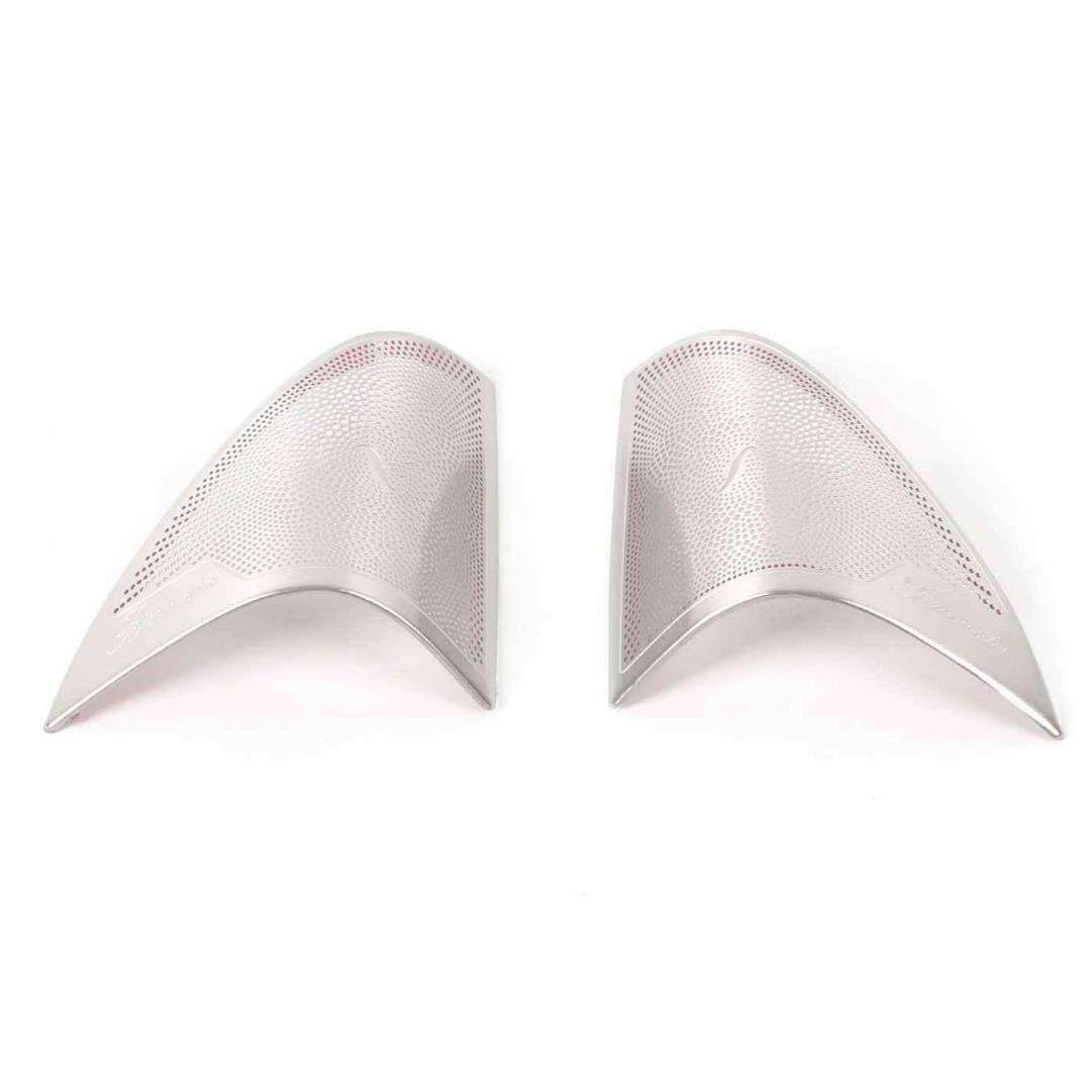 适用C117奔驰13-19款CLA前三角喇叭罩内饰改装高音喇叭网盖贴片