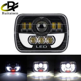 5x7方灯适用吉普切诺基7寸LED前大灯6x7远近光前照灯越野改装