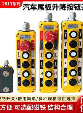 汽车尾板升降按钮开关TNHA1-T481行车起重装卸带磁铁控制操作手柄