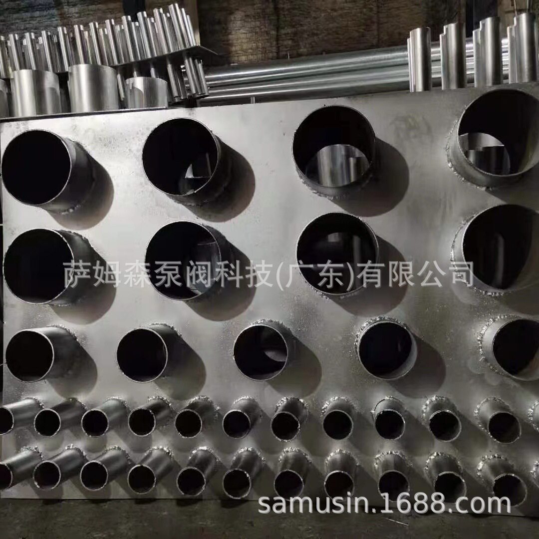 止水环翼环人防密闭肋刚性防水套管卷法兰多孔钢板组合通风法兰管