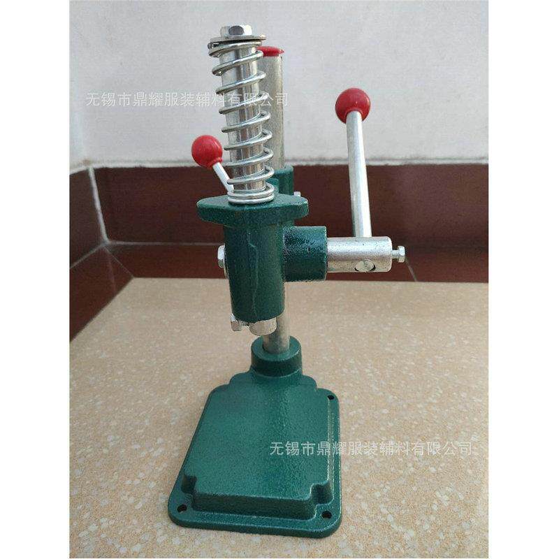 现货小型包扣机绿色小型包布钮扣机器包布用包布包皮压扣机手压机