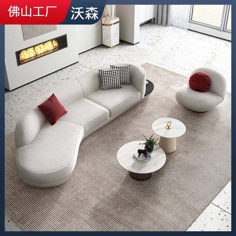 北欧轻奢客厅成套家具设计师款创意弧形扁豆沙发三人位月亮沙发,农机/农具/农膜,其它农用工具,淘宝优惠券,粉丝福利购,淘宝优惠卷