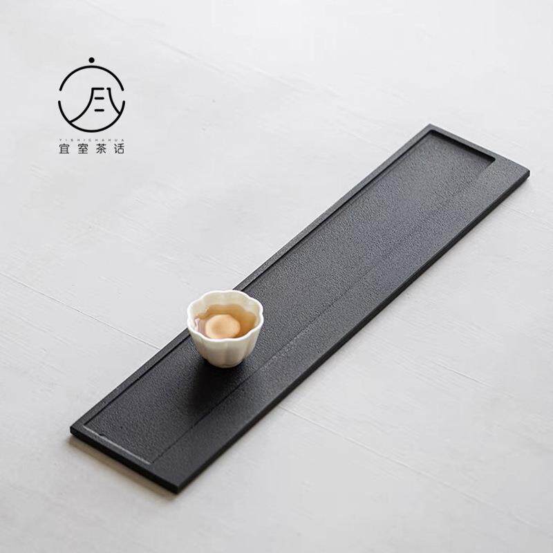 宜室茶话乌金石杯架茶具茶杯沥水架置物架收纳展示架盖碗茶杯托架