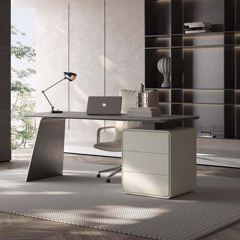 轻奢岩板书桌意式极简家用电脑桌高端写字台后现代高级书房办公桌,机械设备,其他机械设备,淘宝优惠券,粉丝福利购,淘宝优惠卷