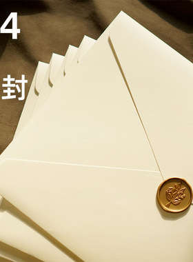 A4纯白信封 空白简约加厚 不反光 尺寸31*22cm