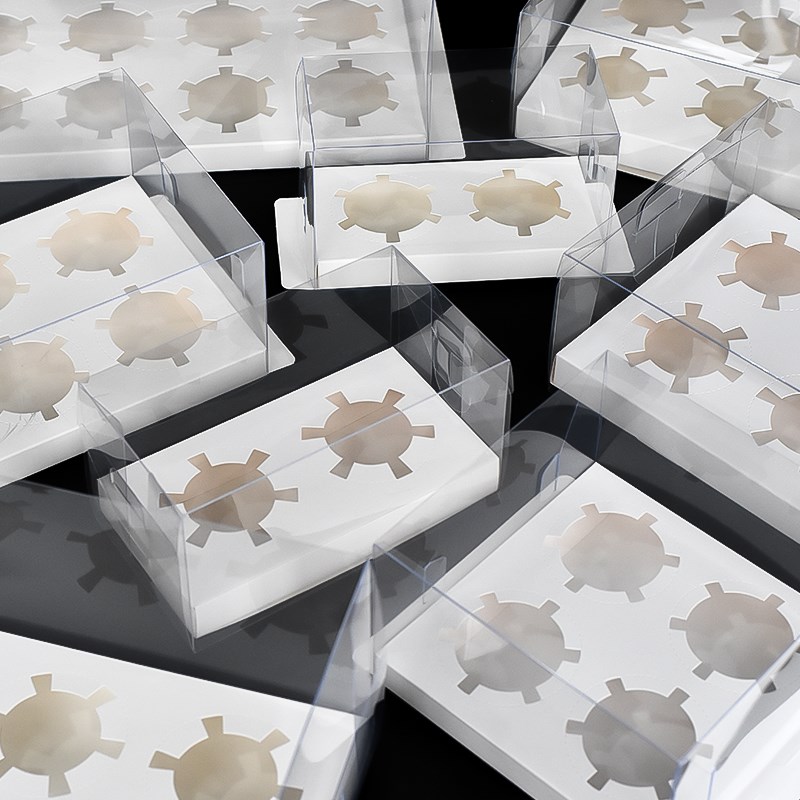 透明生日蛋糕盒子6粒9粒双层加高包装手提打包盒子纸杯蛋糕包装盒