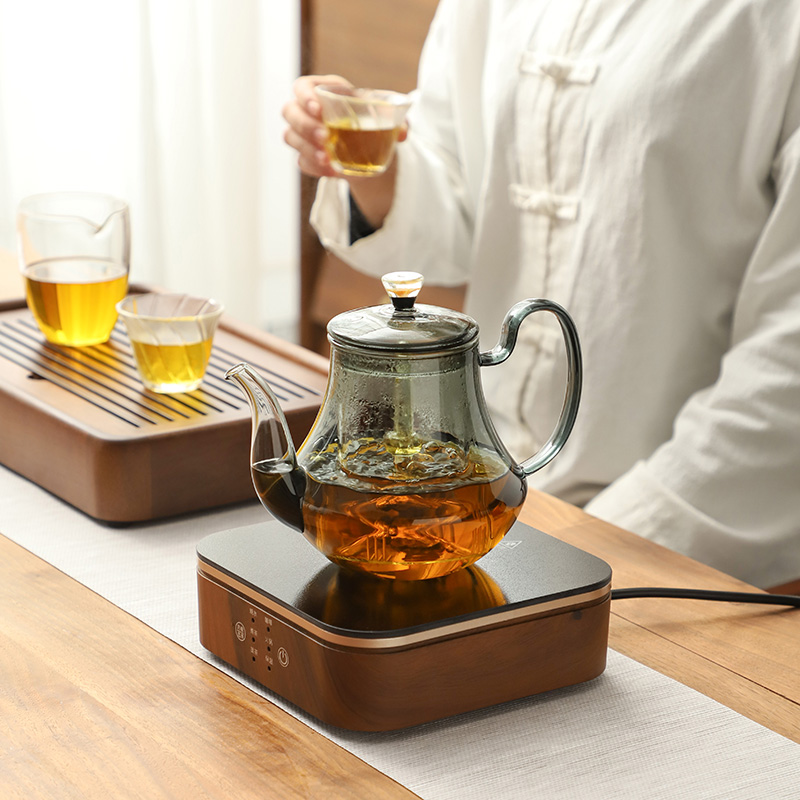 耐高温玻璃蒸煮红茶泡茶壶小型家用电烧水壶电陶炉煮茶器专用套装