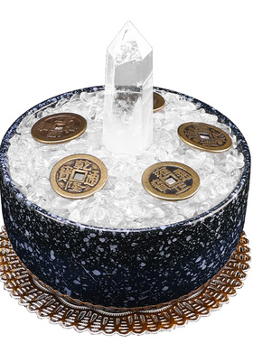 白水晶柱子摆件六棱柱客厅装饰工艺品梁下压顶卧室办公室店铺摆设