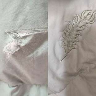 补衣服 羽绒服破洞修补 绣补 牛仔裤无痕机织 毛衣精工织补 布贴