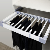 架柜内家用裤 架挂裤 架衣柜抽屉式 抽西裤 子架 置物架推拉裤 伸缩裤