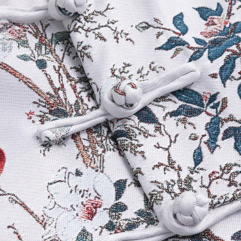 秋季唐装男中国风男装仙鹤提花上衣宽松复古立领上衣中式国潮外套