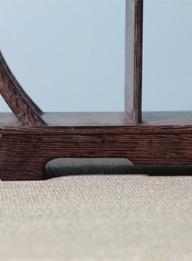 鸡翅木海棠造型博古架紫砂壶茶宠小博古架鸡翅木多宝格实木质摆件