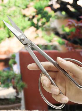 麦o斯旺不XIX锈钢叶芽剪盆景剪嫩芽修花剪盆工具bnsa插istool景s