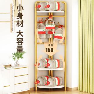 家奢用轻转角挂衣架卧内落地室简易衣帽架墙角F975JJ89衣服大衣收