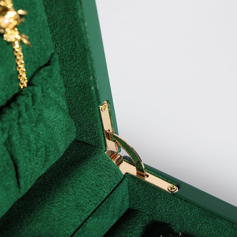 新款件马龙系列首饰卡盒LHC首饰收纳盒珠宝饰品小配收藏展示盒