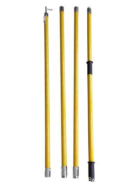 高压绝缘令克操棒10kv10kv3节3高绝压拉闸缘杆绝缘杆缘作杆玻璃钢