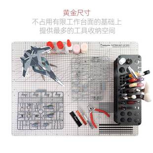 匠390模型工架具高达拼装模型专工具收纳刻线针剪喵钳桌面存放用