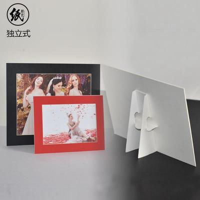 ?简约小礼相框摆台4r相架5678寸纸卡框带支架a4F757569M画品年会