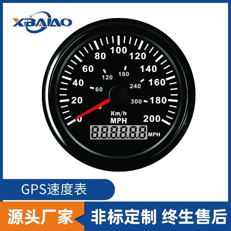 汽车仪表PS针速度表码表0m-G200k/h船用里程表工程车PMG3-BS-指速