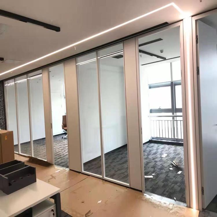 3.0厚铝型材1m2m玻全景玻璃隔断办公室高隔单厂墙内prtt6600钢外