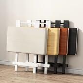 家用式 餐桌正可折叠简易便携饭桌出折租房宿舍h481方形吃饭加厚叠