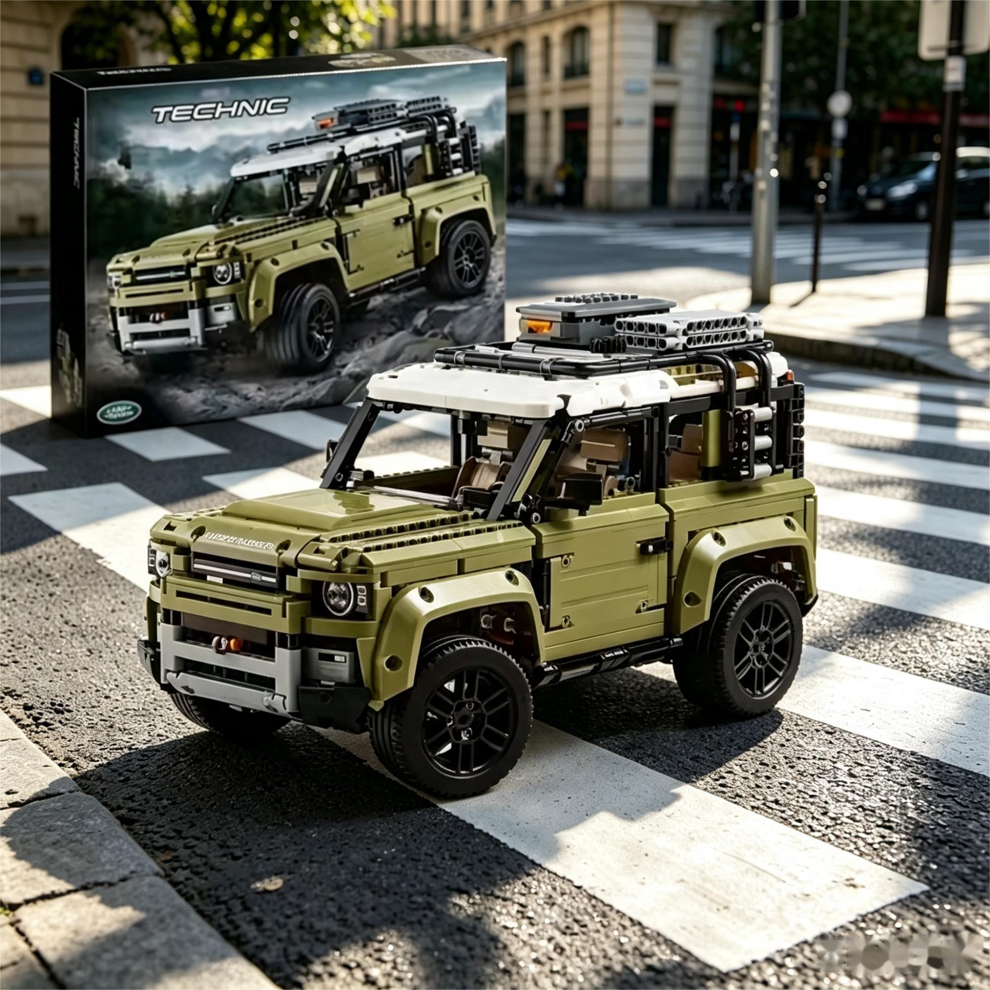 Oğlanlar üçün Land Rover Defender konstruktor oyuncaq dəsti