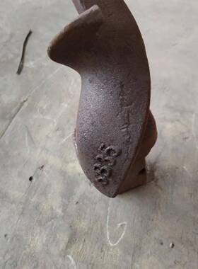 微挖机3钻5方尾座套螺旋FBZ鱼尾钻座套一体座扩孔尖钻