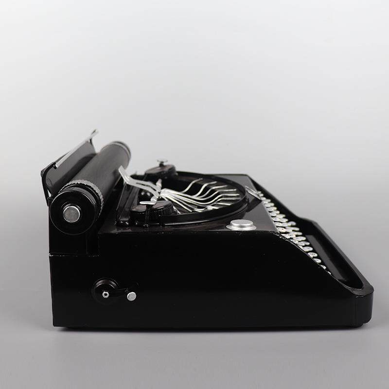 古怀旧打字机模型皮手复工艺品老ZTK式书铁店橱窗柜装摆件摄影饰