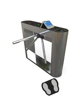 ZJS工厂禁ESD防静电闸机静电检测消除释放门三辊示闸系阻值显英文