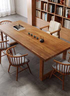 小实木茶约桌椅组合小户阳台简现代茶几客厅家用型一体KMKX-10-茶