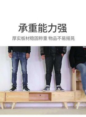 实木茶几柜电视柜客家厅现简约地用柜新代款小户型CLW组合