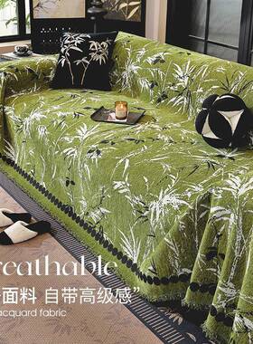 202Fh(x}x}x5新款沙发巾全盖年?滑沙发垫雪尼尔复古沙发盖布防感