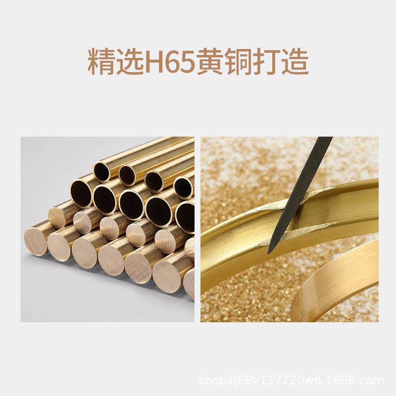 新中式全铜吊灯灯头轻奢陶瓷茶室铜三428餐吊灯大气中风餐厅吧台