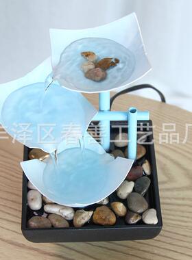 室内喷办公电视柜室桌泉面49508观赏流水摆件创小意家居装饰品